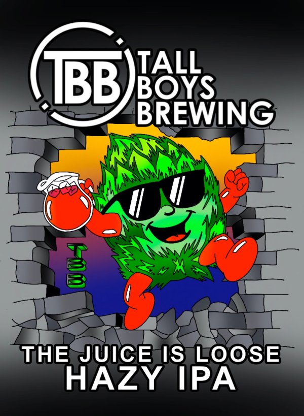 画像1: Tall Boys Brewing　The Juice is Loose Hazy IPA（トールボーイズブルーイング ザ ジュース イズ ルース ヘイジーアイピーエー）　500ml (1)