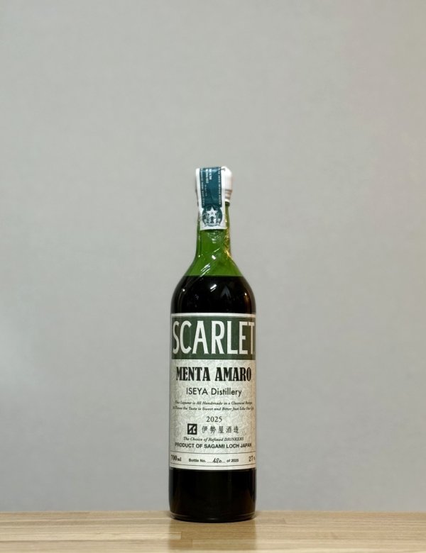 画像1: Scarlet　Menta Amaro（スカーレット メンタ アマーロ）　27度　700ml (1)