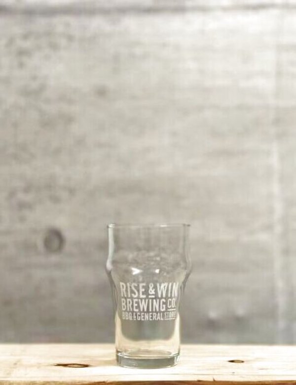画像1: RISE&WIN　1/2 Pint Beer Glass（ライズアンドウィン ハーフパイント ビアグラス）　236ml (1)