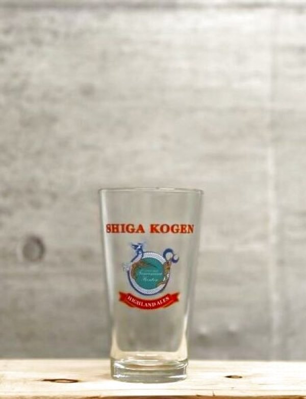 画像1: Shigakogen Beer　Original Pint Glass（志賀高原ビール オリジナル パイントグラス）　473ml (1)