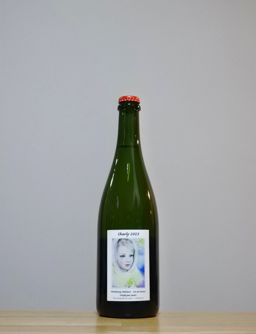 Charly Chardonnay Petillant Vinifie Par Junko（シャルリー シャルドネ ペティアン ヴィニフィエ パー ジュンコ）　2023　750ml